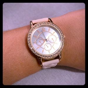 Blush Pink And Gold Watch